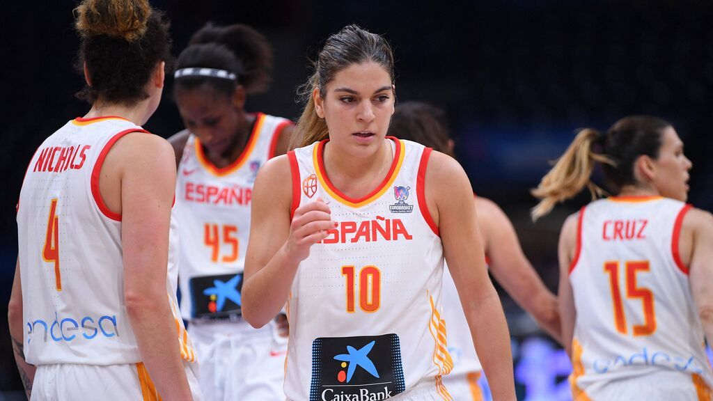 Marta Xargay, durante su etapa en la Selección Española de baloncesto.