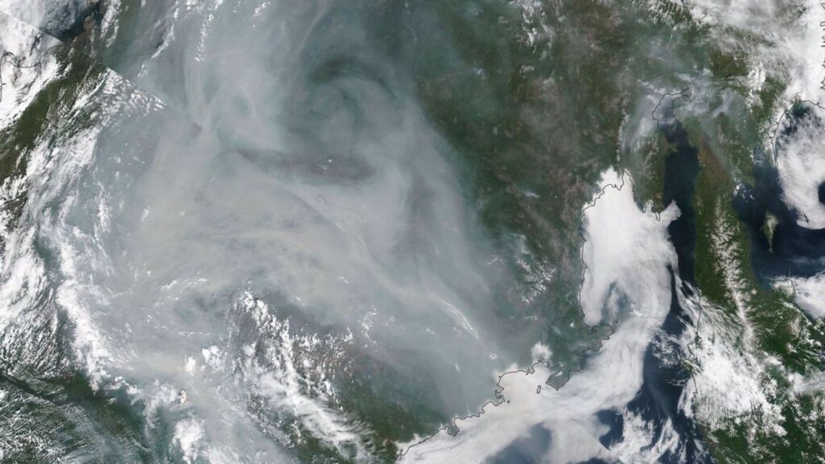El fuego en Rusia arrasa millones hectáreas en las región siberiana de Yakutia El fuego en Rusia arrasa millones hectáreas en las región siberiana de Yakutia