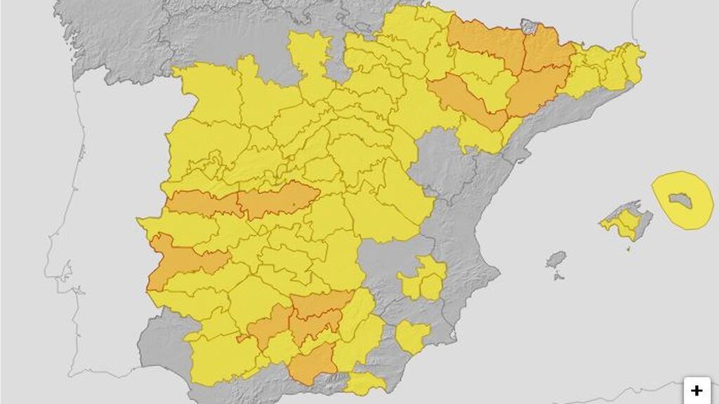 mapa tiempo miércoles
