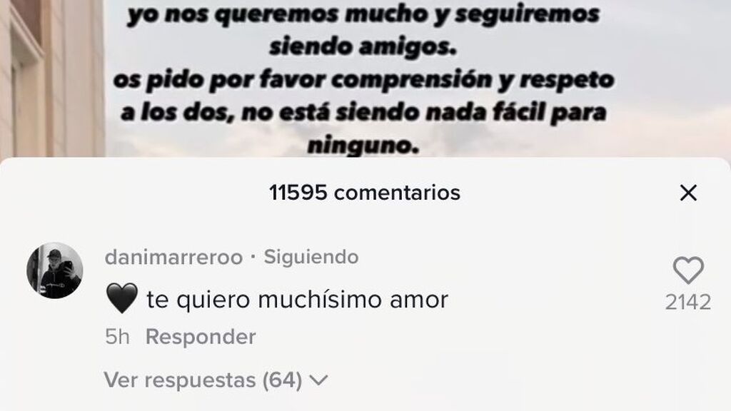 Mensaje Dani Marrero