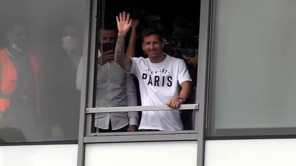 Messi llega a París