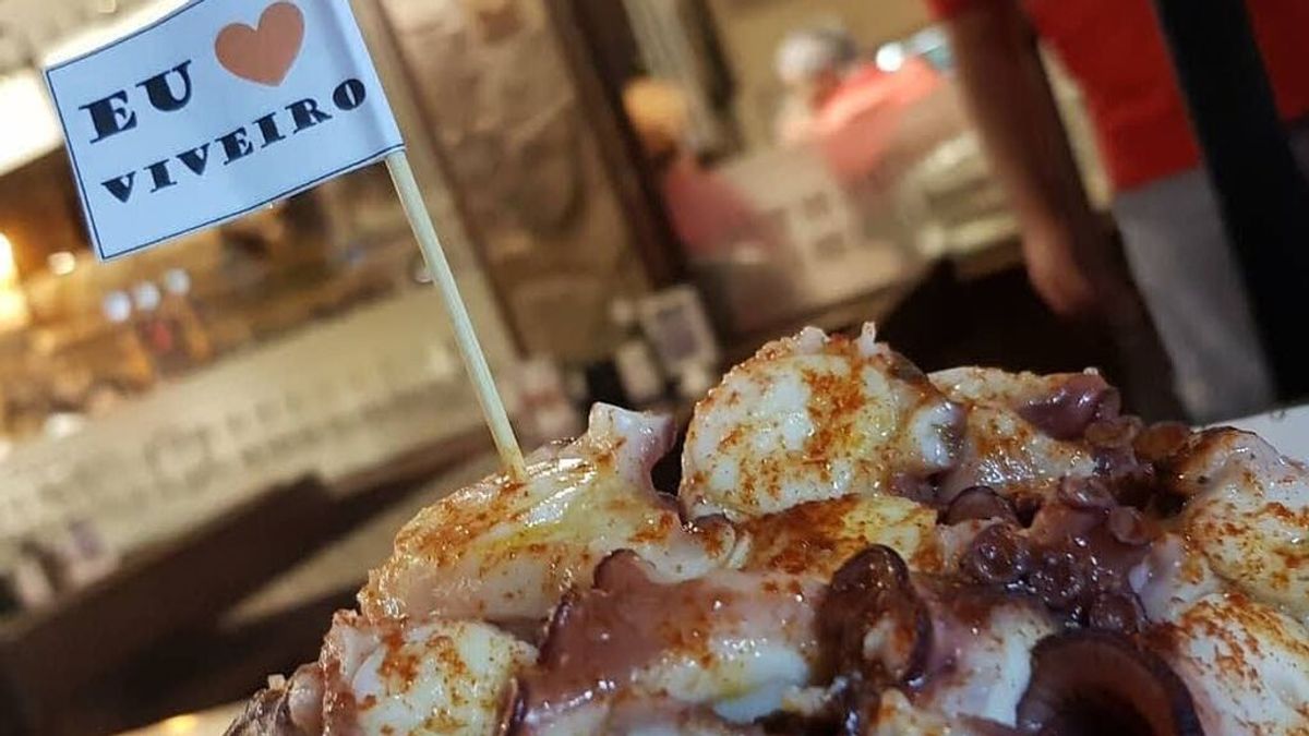 El pulpo, especialidad del restaurante viveirense y premio para los olímpicos El pulpo, especialidad del restaurante viveirense y premio para los olímpicos