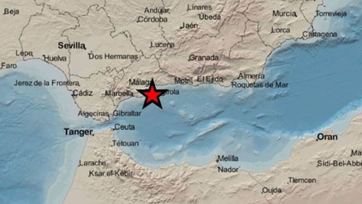 Registrado un terremoto de magnitud 3,1 en Torremolinos