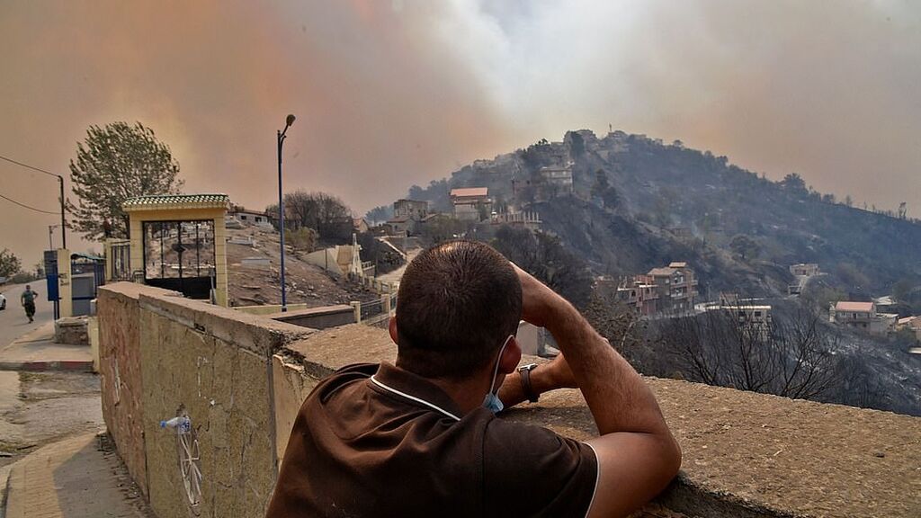Los incendios forestales provocan 42 muertos en Argelia