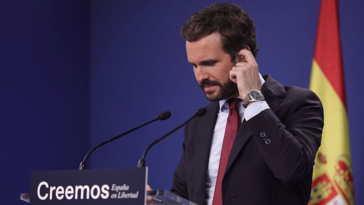 El presidente del Partido Popular, Pablo Casado El presidente del Partido Popular, Pablo Casado