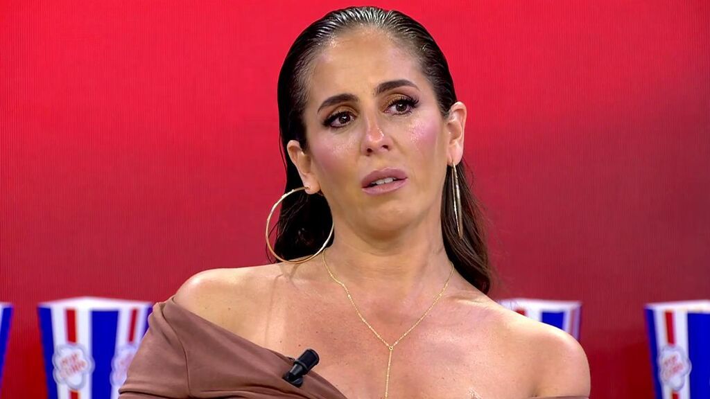 Anabel Pantoja, entre lágrimas