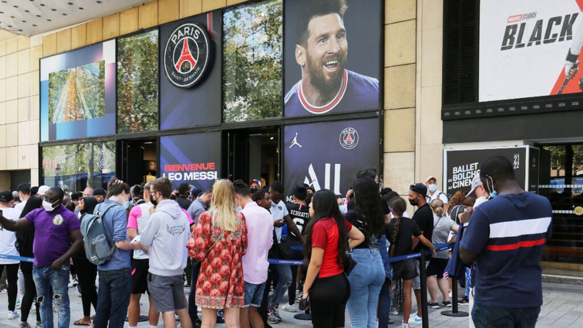 El PSG vende 150.000 camisetas en 7 minutos tras la llegada de Messi El PSG vende 150.000 camisetas en 7 minutos tras la llegada de Messi