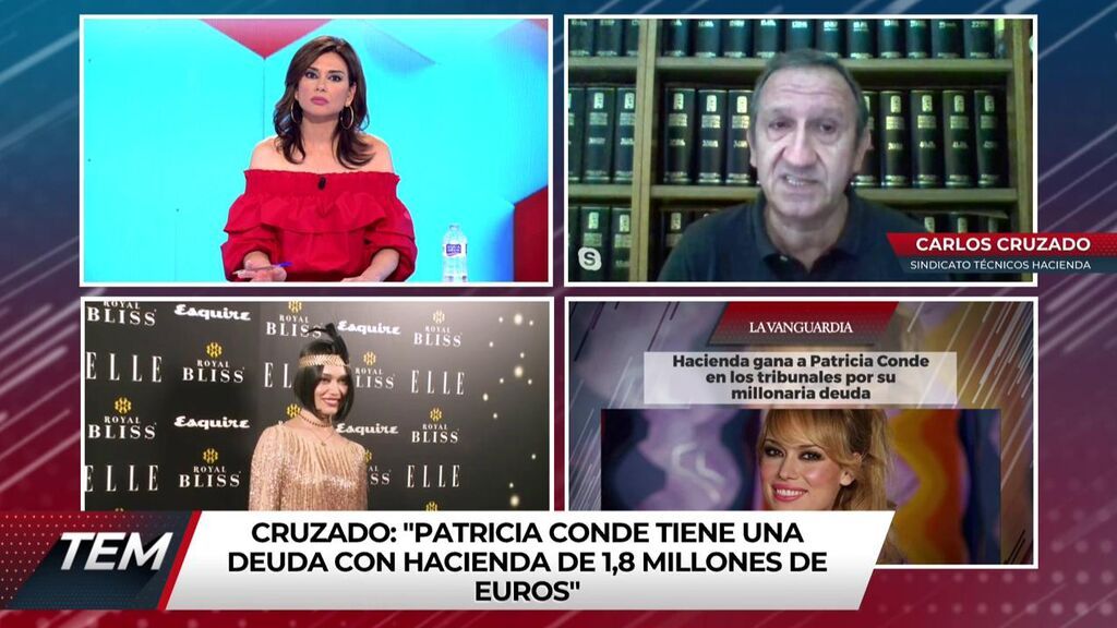 Patricia Conde debe 1,8 millones a Hacienda