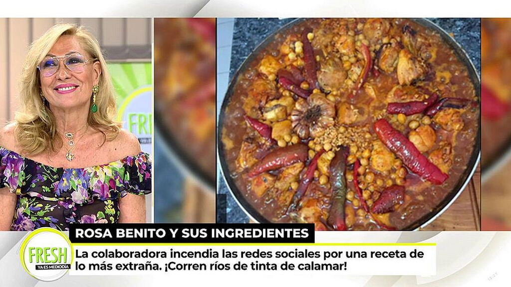 El polémico arroz con garbanzos de Rosa Benito: "La paella no lleva chorizo"
