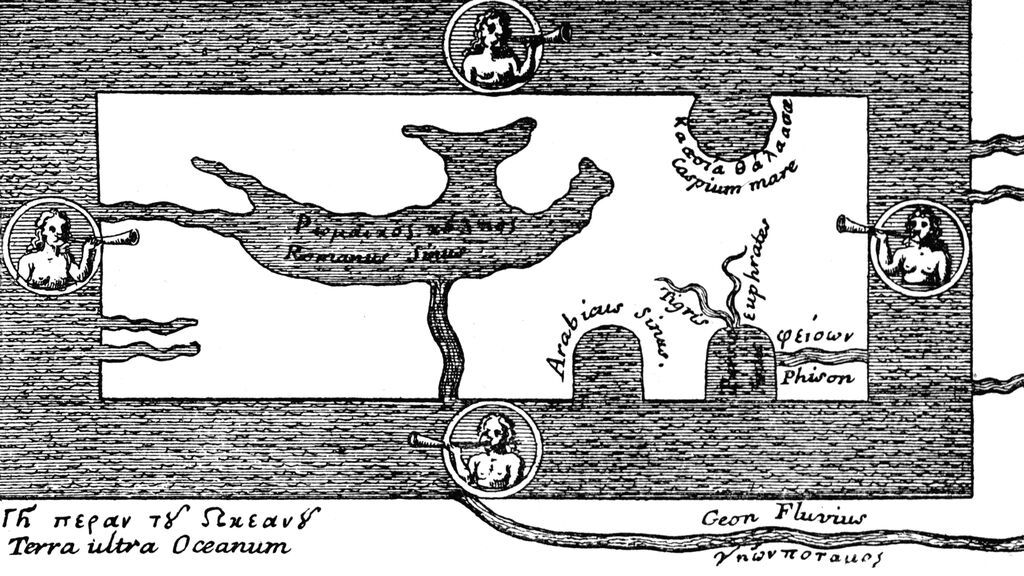 Mapa Cosmas de Alejandria I