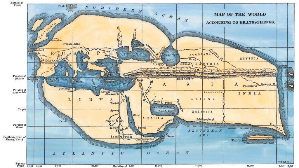 Mapa de Eratostenes