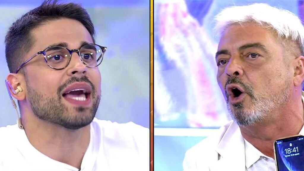 Antonio Canales brota contra Miguel Frigenti: "¡De mí no te ríes, niñato!"