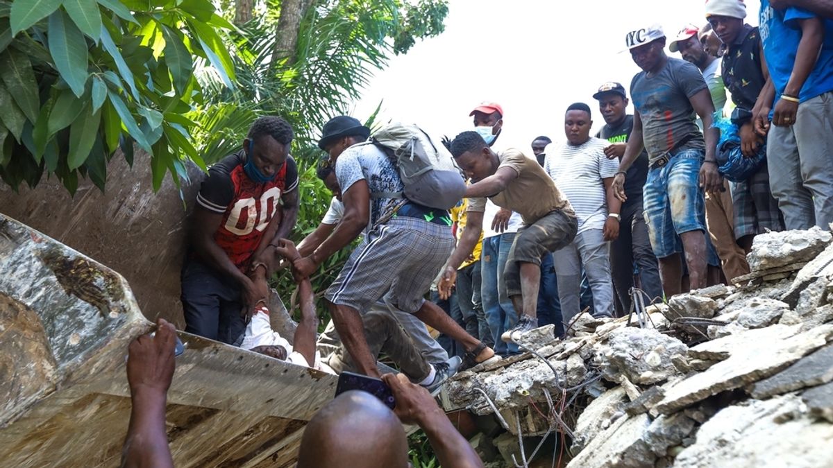 Registrado un seísmo de magnitud 7,2 en la costa de Haití, en imágenes