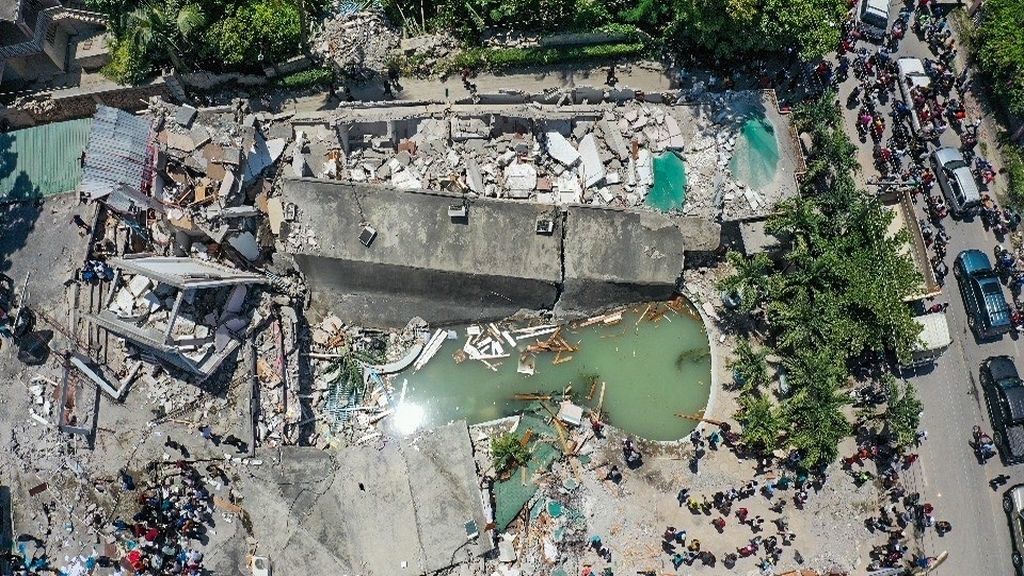 Registrado un seísmo de magnitud 7,2 en la costa de Haití, en imágenes