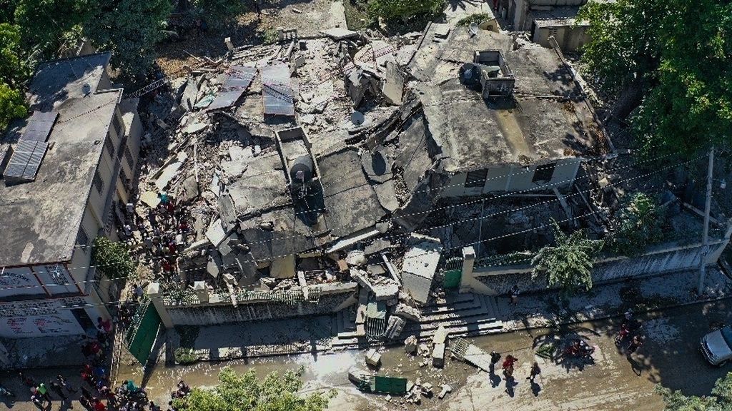 Registrado un seísmo de magnitud 7,2 en la costa de Haití, en imágenes