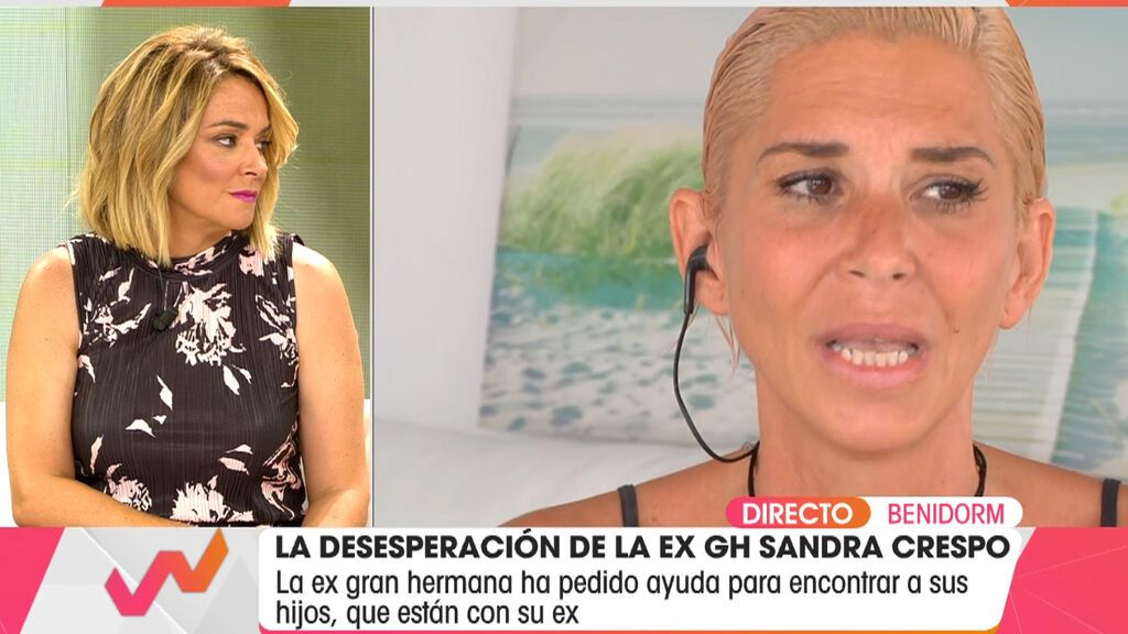 Sandra Crespo ('GH') denuncia la difícil situación que atraviesa:: "No sé nada de mis hijos" Viva la vida 2021 Programa 429