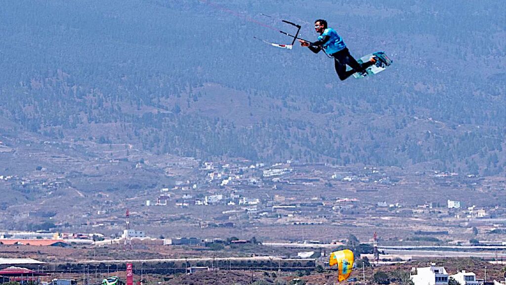 Carlos Ardavi en una volada en Tenerife