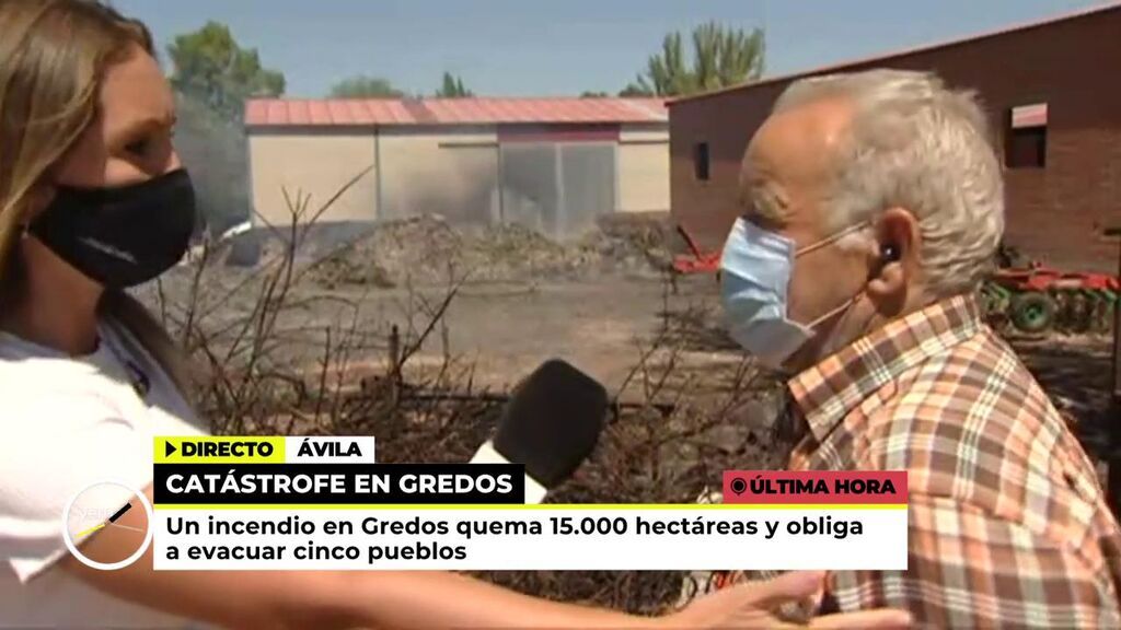 El testimonio de Emilio, propietario de una granja en Gredos: "La lengua de fuego nos traicionó, esto era un infierno"