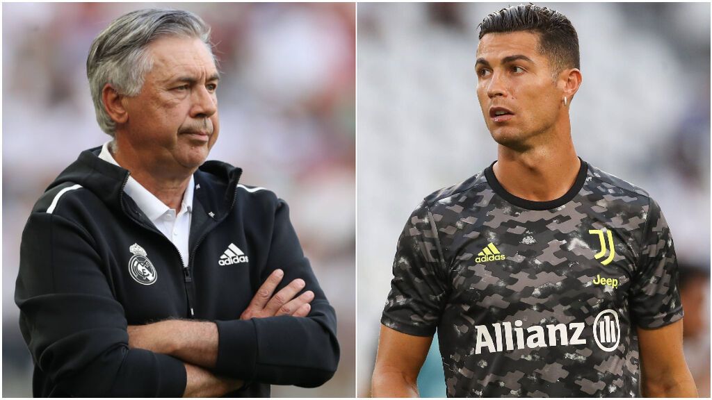 Carlo Ancelotti mira hacia adelante en el banquillo del Real Madrid.