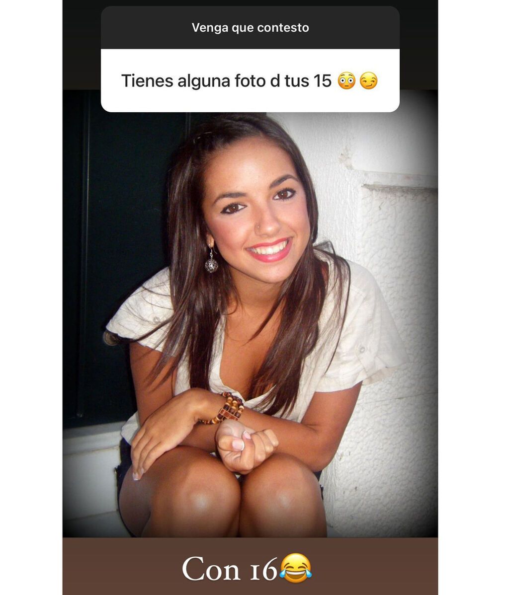Lucía Sánchez ha impresionado con su imagen con 16 años
