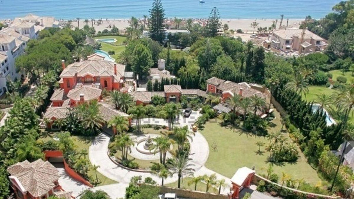 Vista aérea de vivienda en Marbella Vista aérea de vivienda en Marbella