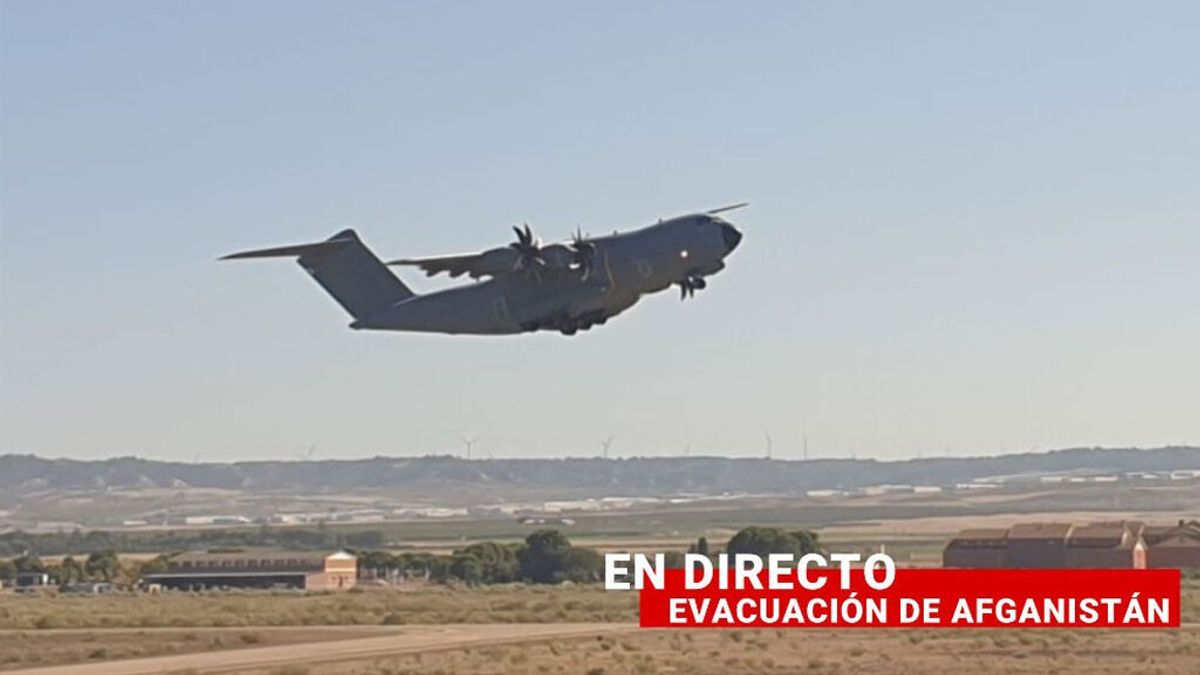 Última hora de Afganistán: evacuación de Kabul y llegada de vuelos españoles Última hora de Afganistán: evacuación de Kabul y llegada de vuelos españoles