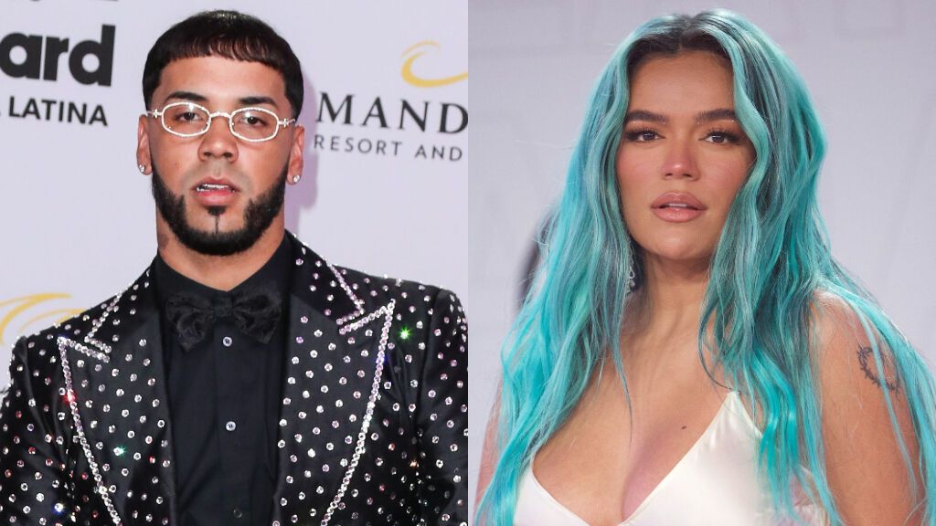 Anuel AA le pide a Karol G que vuelva con él en mitad de un concierto: "Está de moda regresar con el ex"