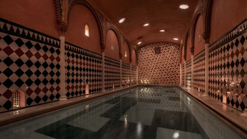 Interior del Hammam Al Andalus de Granada
