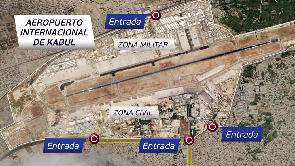 El aeropuerto de Kabul