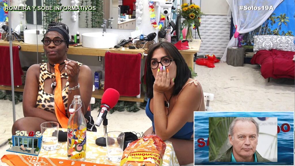 Amor y Carolina, en el 'Romeira y Sobe Informativos'