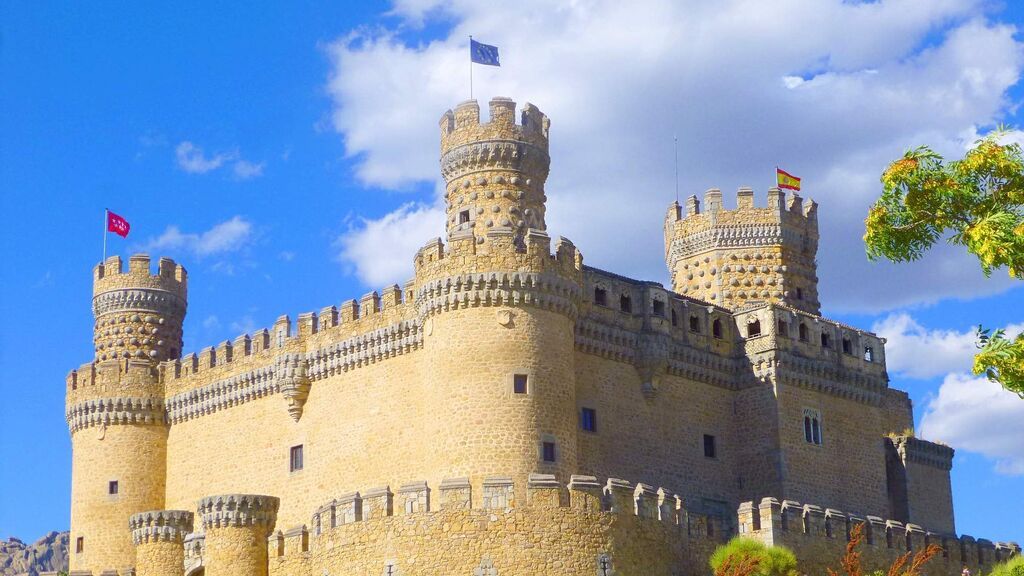Castillo de Manzanares el Real, cerca de Madrid.