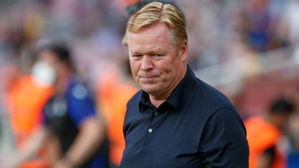 Koeman cumple un año en el banquillo del Barcelona.