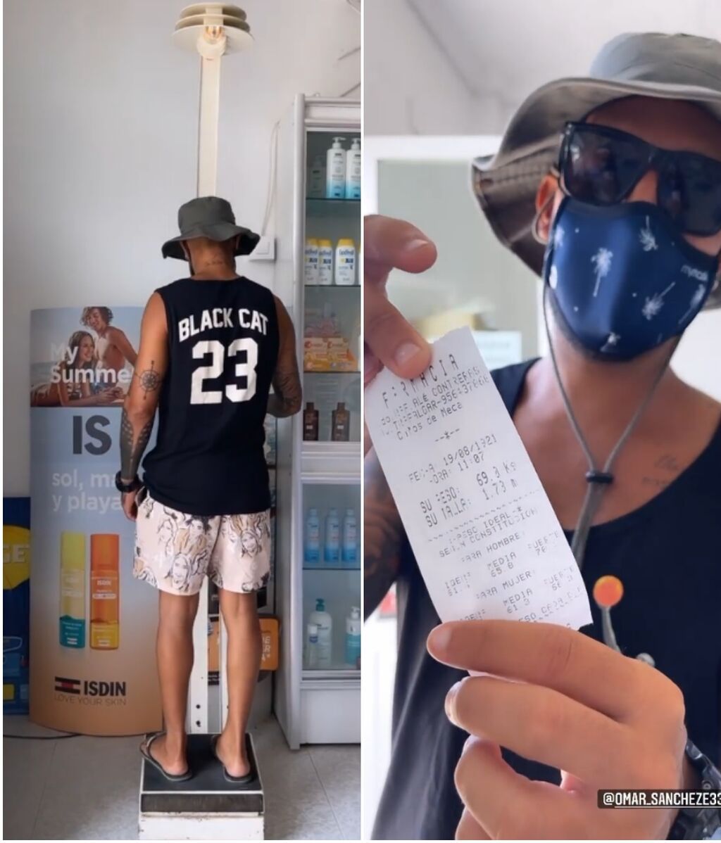 omar sanchez peso actual