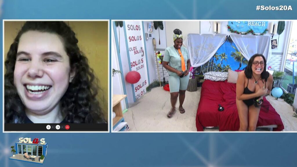 Carla Vigo sorprende a su amiga, Amor Romeira