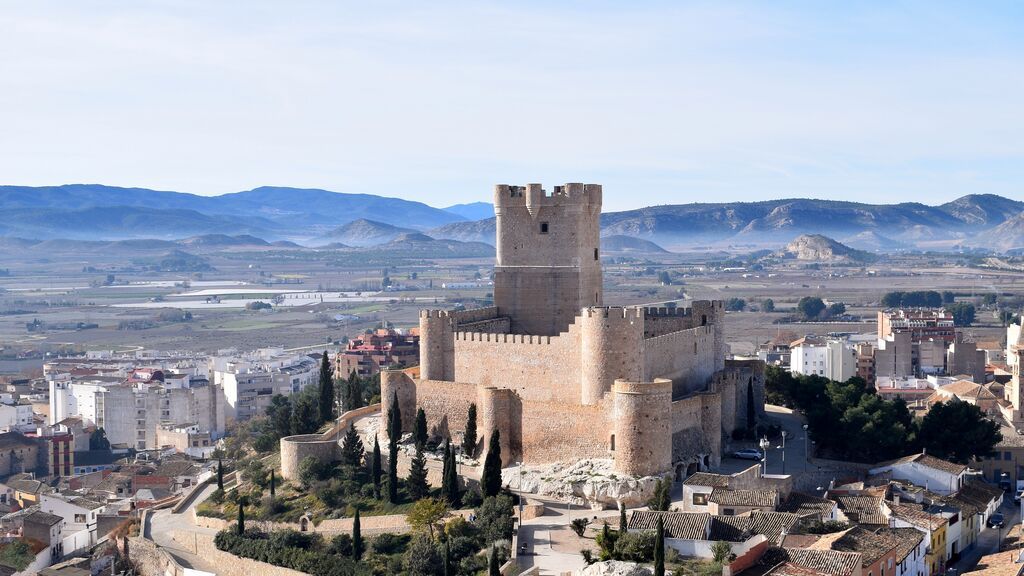 Castillo de la Atalaya, cerca de Alicante.