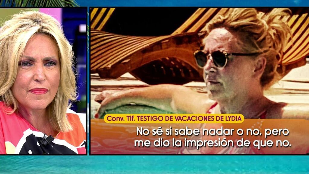 Testigo de las vacaciones de Lydia Lozano