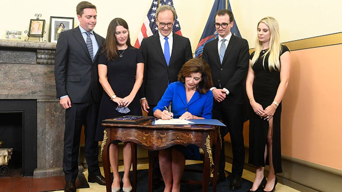 ¿Quién es Kathy Hochul, la primera gobernadora de Nueva York? ¿Quién es Kathy Hochul, la primera gobernadora de Nueva York?
