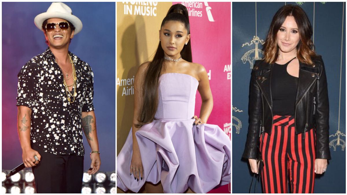 Estos famosos son judíos y probablemente no lo sabías: de Bruno Mars a Ariana Grande y Ashley Tisdale.