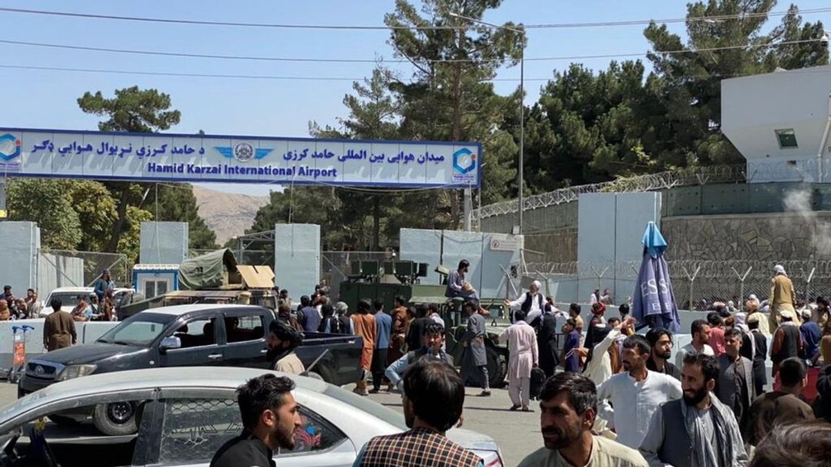 El aeropuerto Hamid Karzai de Kabul el pasado 16 de agosto El aeropuerto Hamid Karzai de Kabul el pasado 16 de agosto