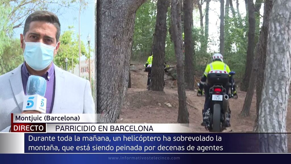 Buscan por tierra y aire en Montjuic al padre del niño de tres años hallado muerto en un hotel de Barcelona