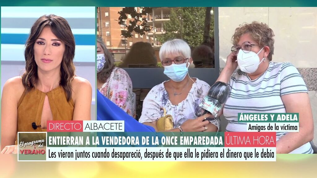 Las amigas de la mujer de la Once asesinada en Albacete: "Andrés era cliente habitual desde hace 14 años, nunca imaginamos que hiciera una cosa así"