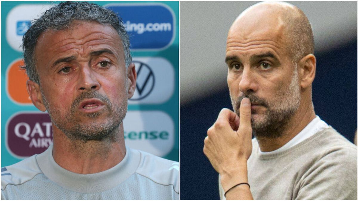 Luis Enrique ve a Guardiola perfecto para entrenar a España. Luis Enrique ve a Guardiola perfecto para entrenar a España.