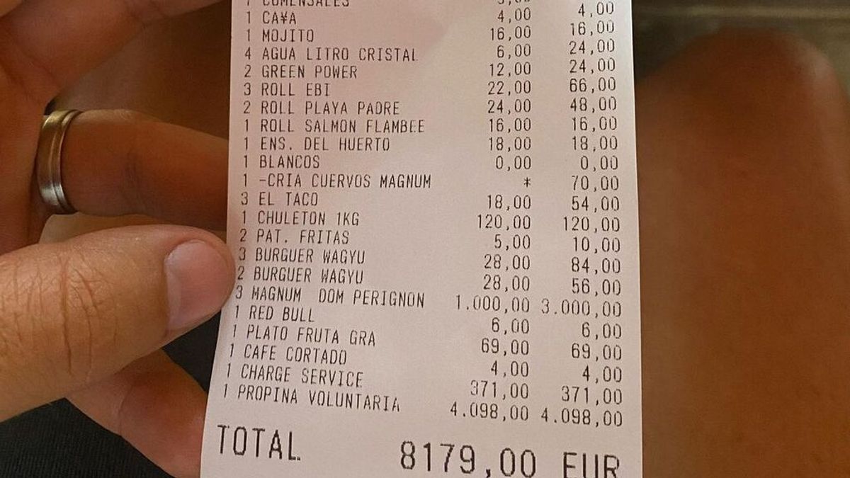 Un empresario catalán deja 4.000 euros de propina en un restaurante tras la queja de un cliente: "Que grande eres"