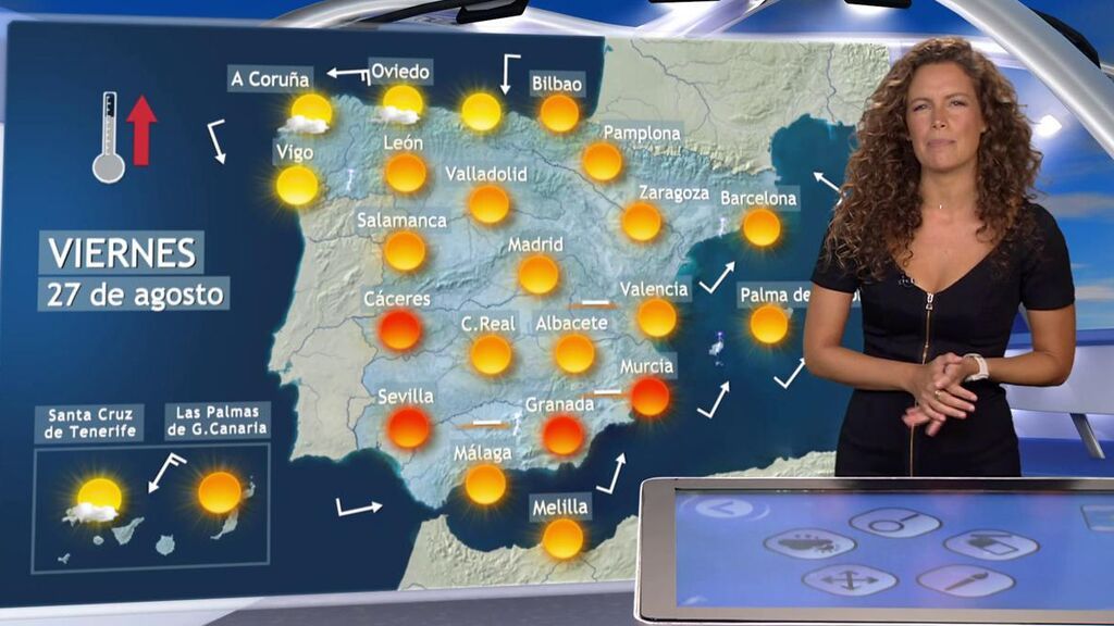 El calor sofocante no ha dicho la última palabra: el tiempo para el viernes en España