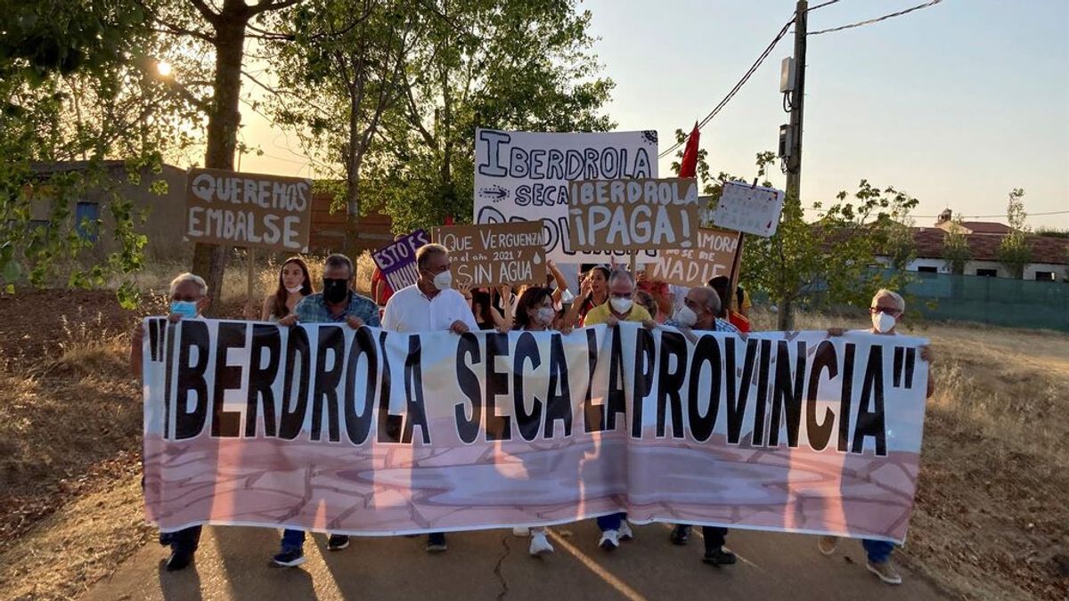 Vecinos ribereños de Ricobayo denuncian que 'Iberdrola seca Zamora'