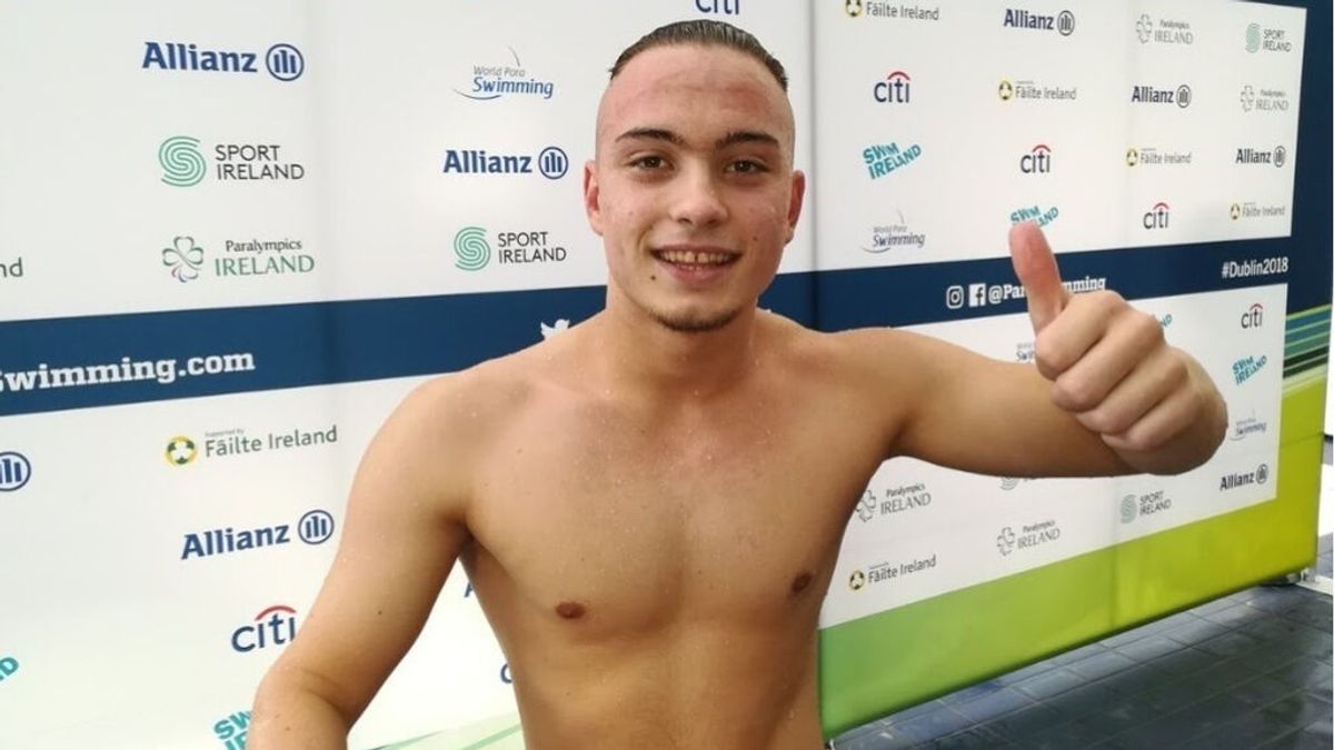 Íñigo Llopis logra la medalla de plata en los 100 metros espalda de natación en los Juegos Paralímpicos