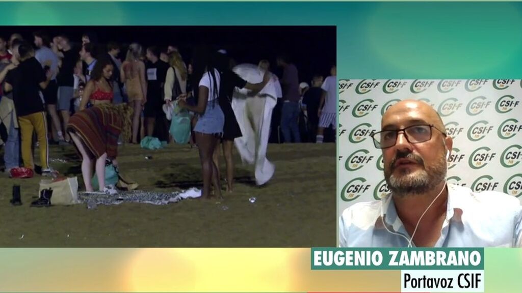 Eugenio Zambrano, portavoz del sindicato mayoritario de la Guardia Urbana de Barcelona del CSIF