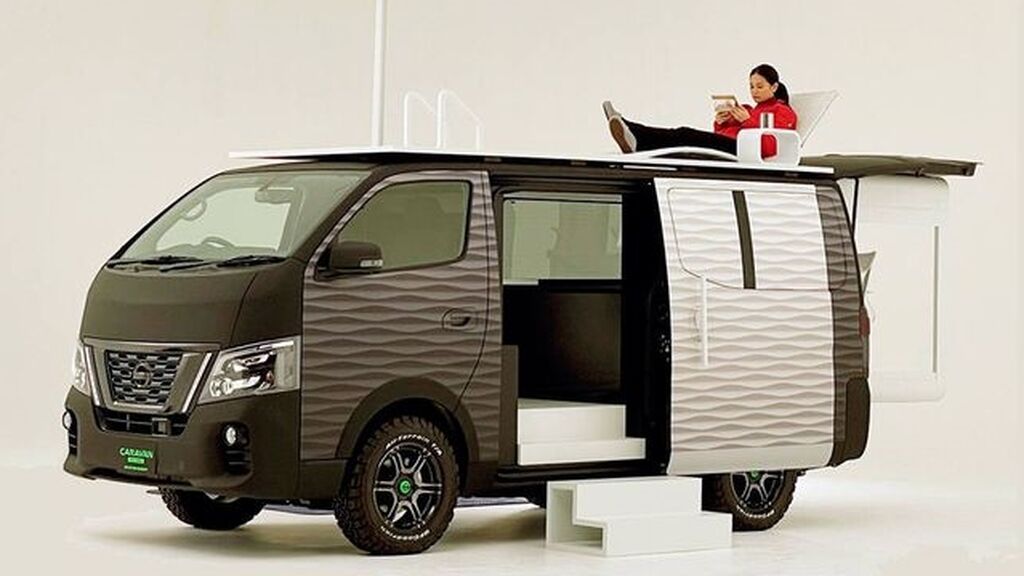 El concepto “Office Pod” de NISSAN incluye solarium