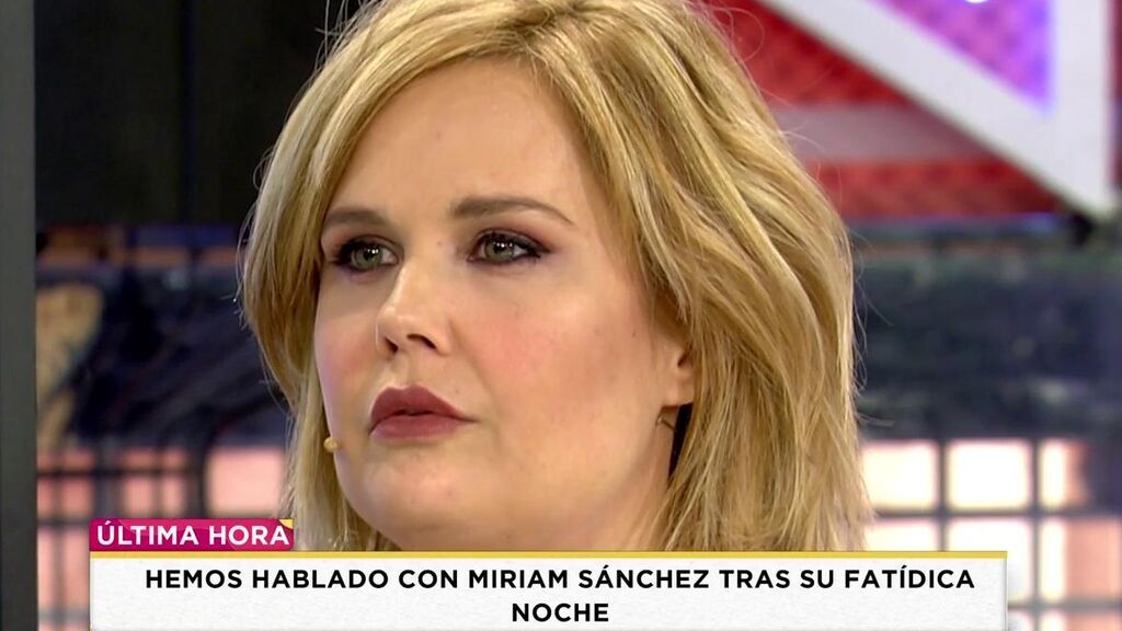 Miriam Sánchez va a internarse en un centro de rehabilitación
