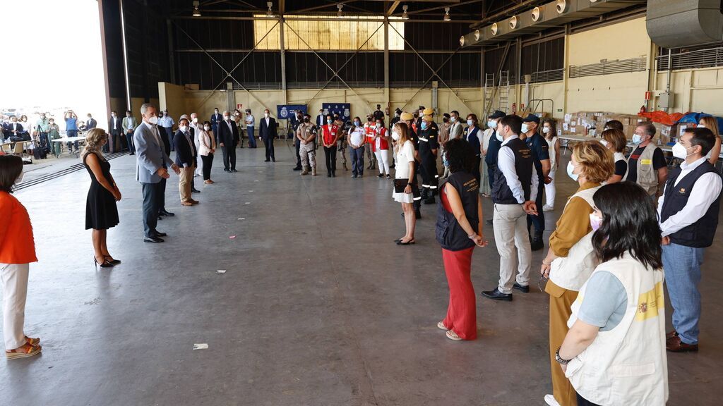 Visita del rey a la base aérea de Torrejón